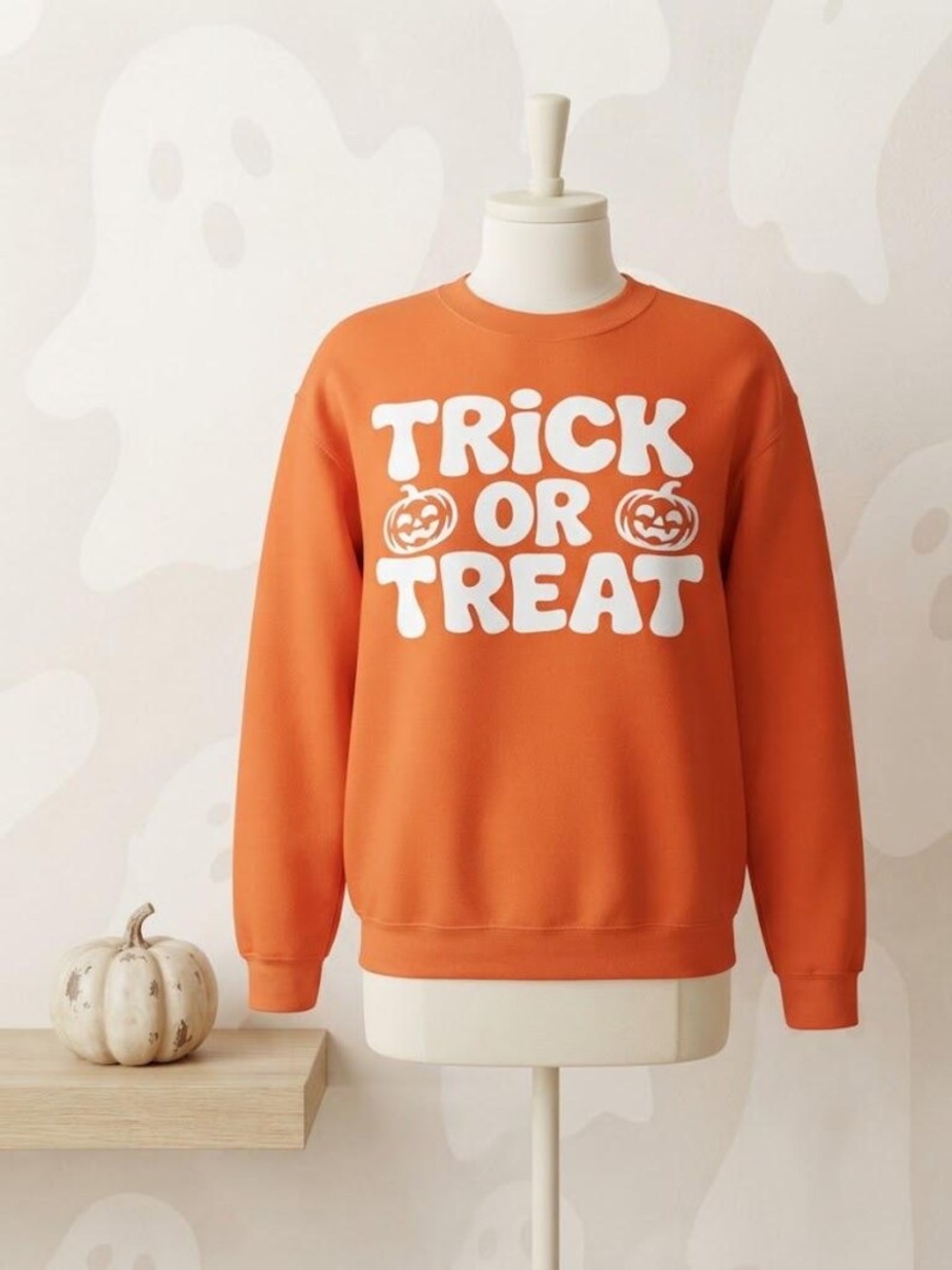 Trick or Treat Halloween Sweatshirt crewneck